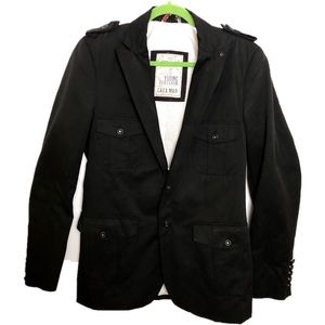 Zara Man, young division black blazer, sz medium.